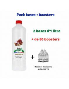 Pack 2 Bases 80 Boosters ABC de la Vape - 1