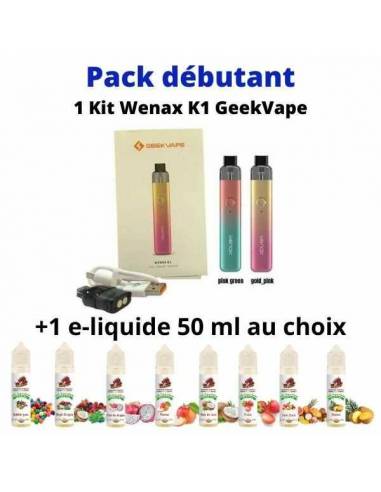 Pack E-cigarette débutant n°1